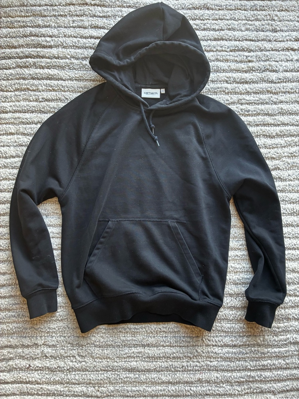 Carhartt Black Pullover Hooded Sweatshirt